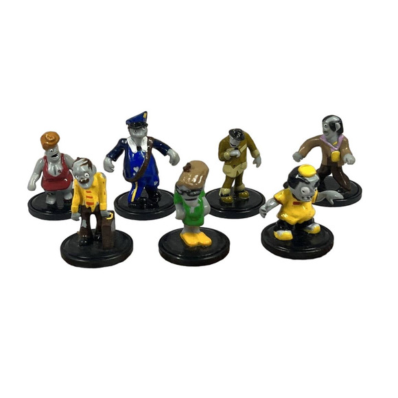 WowWee Other - WowWee Group Burbz Zombie PVC 7 Pc Lot Mini Figures 2011
